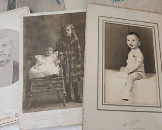 A lot of antique photographs a lot from families in fredericksburg