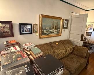 Vintage couch, art