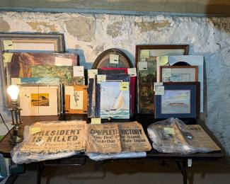 Historical period  original newspapers 