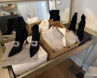 Manolo Blahnik / UGG boots  ** NEW IN BOX “ 