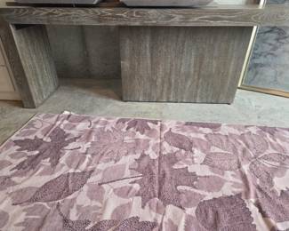 Vanguard Furniture Clark console & Ruggable Rug 