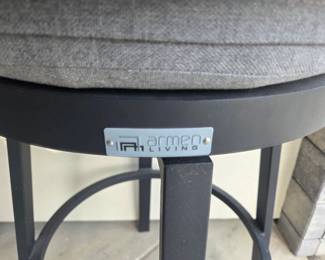 Armen Living outdoor swivel barstools 