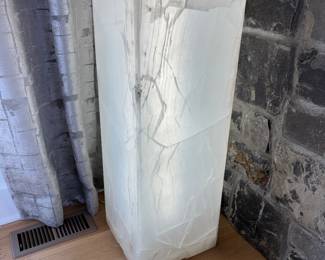 Onyx Crystalline Tower/Pedestal  w/ LED light 
