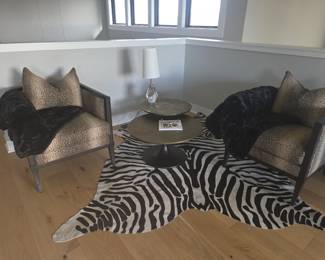 Zebra rug