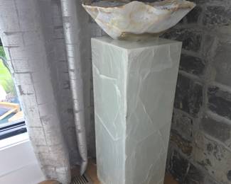 White Onyx Crystalline Tower/pedestal LED 