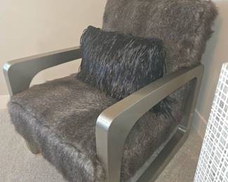 Bernhardt “Exeter” Accent Chair in  “Fur” 