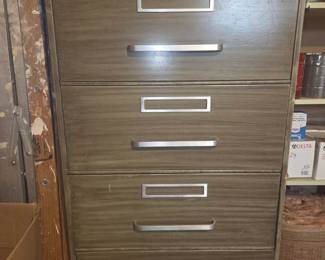 Vintage file cabinet