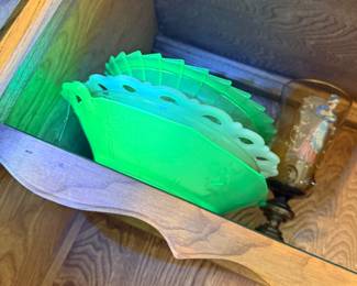 Uranium Glass Bowls