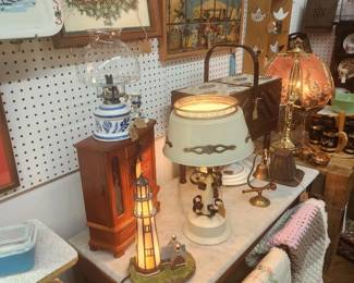Antique marble top dresser