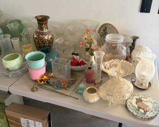 Decorative Glassware And Figurines
