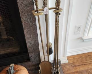 Brass Fireplace Tools