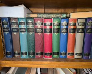 Collection of hardback books by Anthony Trollope published by the Folio Society