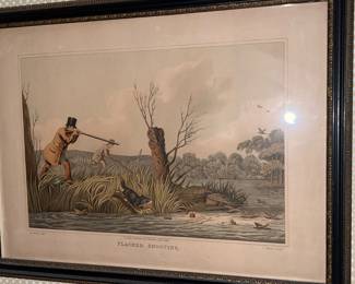 Antique English sporting print