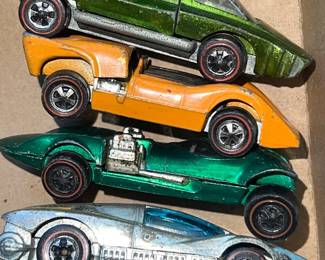 Vintage Hot Wheels "redline" era model cars