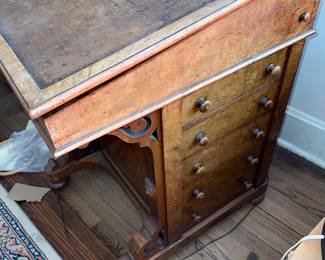 Antique Victorian style Davenport desk