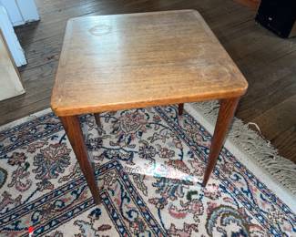 Vintage MCM  Swedish square side table - teak?