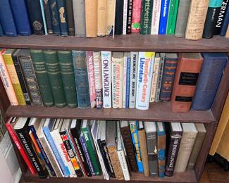 More shelves with books