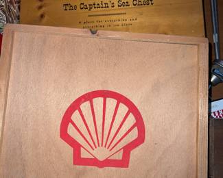 Vintage Shell Oil gas sign
