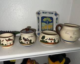 Vintage Torquay Motto Ware hand-painted English pottery
