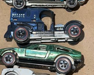 Vintage Hot Wheels "redline" era model cars