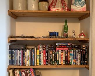 DVD's, VHS, books