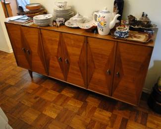 Ramseur Harlequin MCM walnut Buffet, credenza