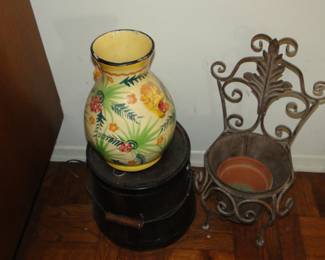 Plant Chair and Vase