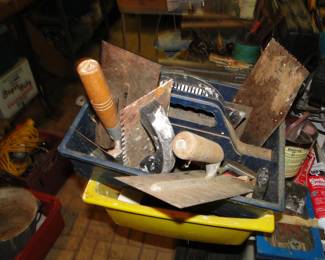 Tons of vintage tools and workshop items
