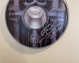 ELP Drumhead  Autographed by Carl Palmer
