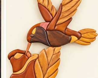 Wooden birds
