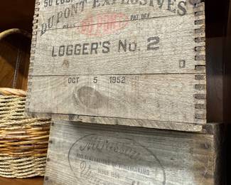 Wooden crates