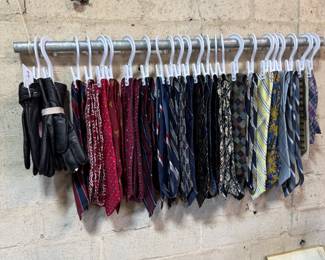 Men's ties that are waiting for a transformation into something new!
