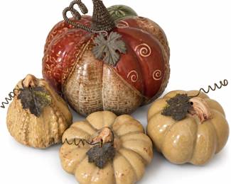 Vintage Ceramic Pumpkin Collection