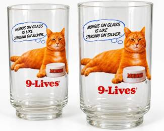 Vintage Morris 9Lives Cat Glasses
