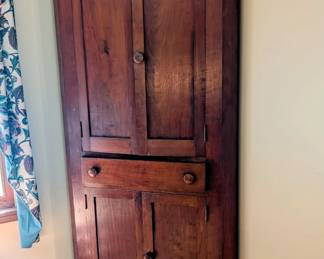 Antique corner cabinet