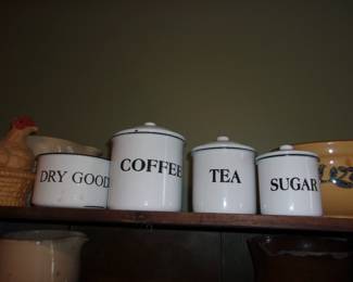 Enamelware Tins