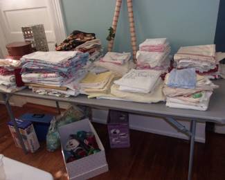 Vintage Tablecloths, etc
