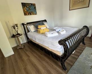 Queen sized bed