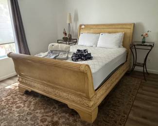 Queen sized bed