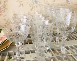 Fostoria Wine, Cocktail, Cordial GLasses