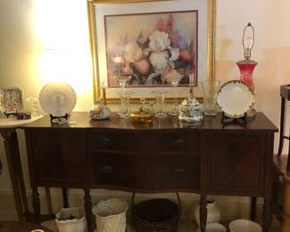 Antique Sheraton Style Sideboard