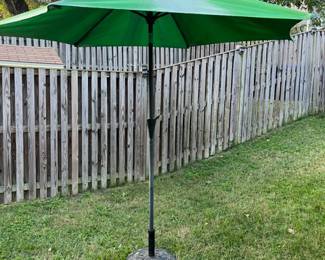 Patio Umbrella and Stand