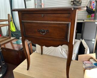 Wood nightstand