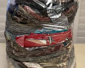 CCM101 Large Batch Of Hawaiian Print Scrap Material For Crafting 