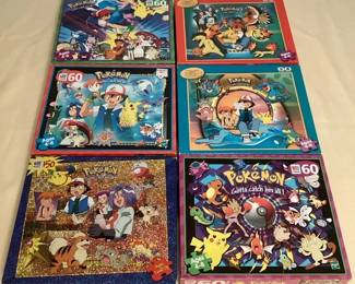 CCM052 Six Vintage Pokémon Puzzles