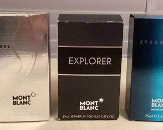 CCM082 Men’s Mont Blanc Explorer Eau De Parfum & Individual & Starwalker Eau De Toilette New