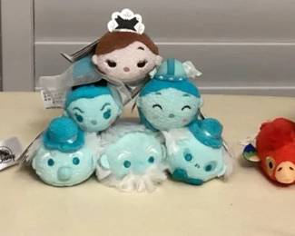 CCM057 Eighteen Disney Mr. Toad, Haunted Mansion & Tiki Room Tsum Tsum Plushies 