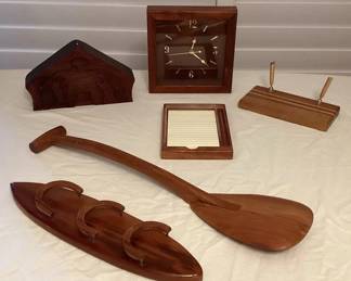 CCM002 Koa Wood Paddle, Clock, Nativity Puzzle, Desk Set & More!