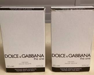 CCM084 Two Men’s Dolce & Gabbana The One Eau De Toilette Sprays New