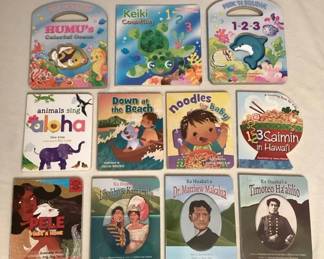 CCM040 Eleven Children’s Hawaiian Hardcover Board Books